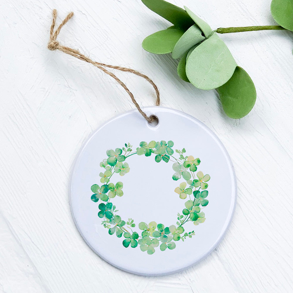 Clover Wreath - St. Patrick's Day Ornament