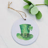 Leprechaun Hat with Shamrock - St. Patrick's Day Ornament