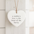 Mothers Love - Heart Shaped Ornament