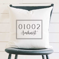 Rectangle Zip, City - Square Canvas Pillow