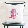 Floral State - Square Canvas Pillow