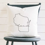 Love State - Square Canvas Pillow
