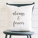 Always & Forever - Square Canvas Pillow