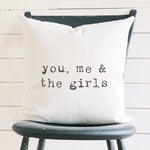 You, Me and... - Square Canvas Pillow