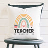 Teacher Rainbow - Square Canvas Pillow