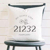 No Place Like - Custom Square Canvas Pillow