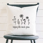 Helping Little Minds Grow - Square Canvas Pillow