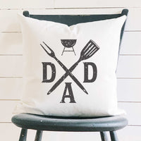 Dad Spatula Fork - Square Canvas Pillow