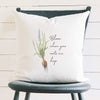 Bloom Where Your Roots - Square Canvas Pillow