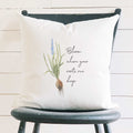 Bloom Where Your Roots - Square Canvas Pillow