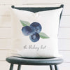 The Blueberry Best - Square Canvas Pillow