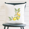 Lemon Branch Corner - Square Canvas Pillow