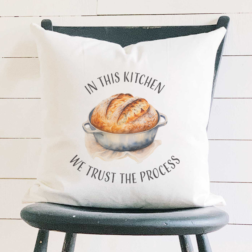Sourdough Trust - Square Canvas Pillow