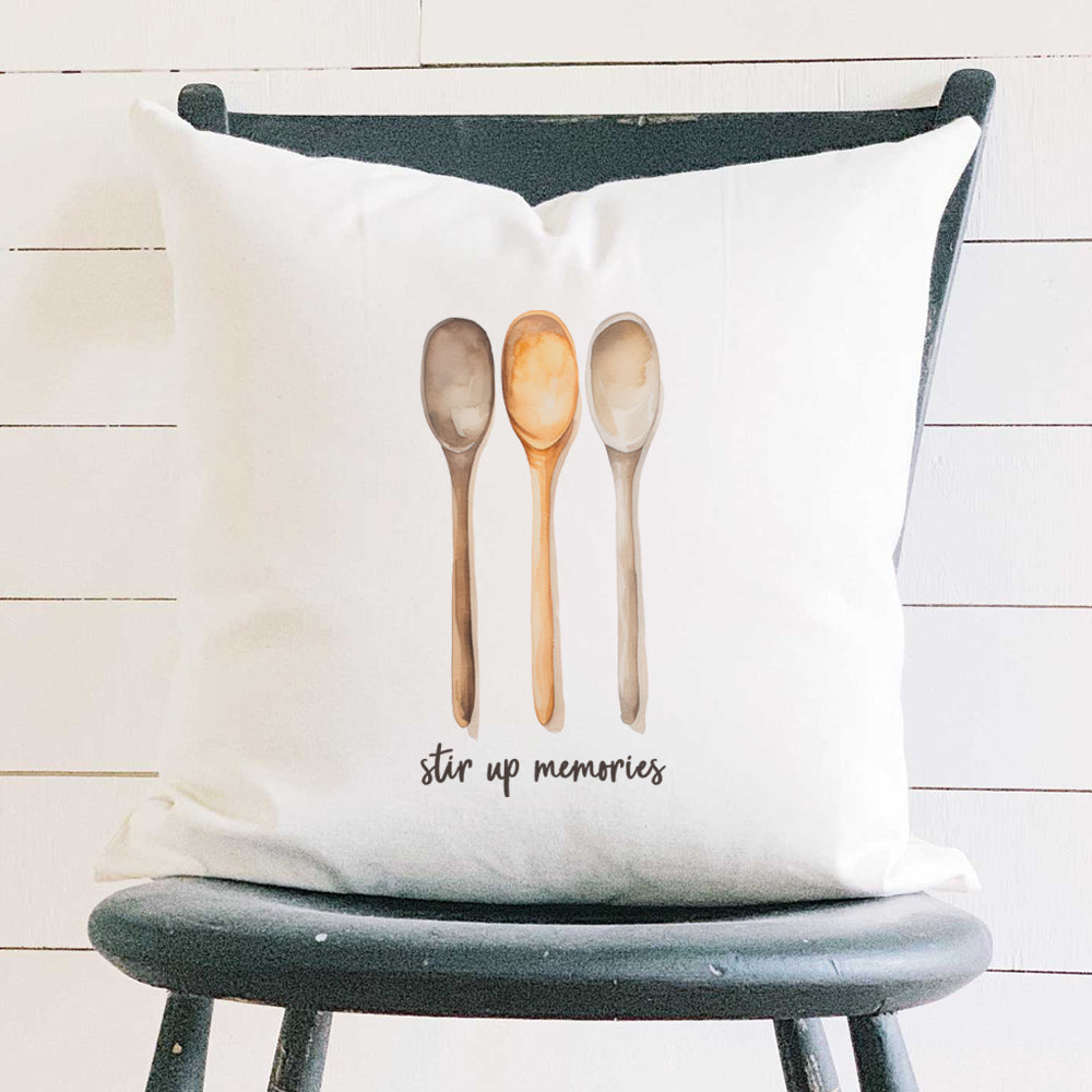 Stir Up Memories - Square Canvas Pillow