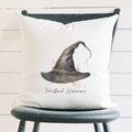 Witches Hat - Custom Halloween Square Canvas Pillow