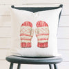 Woolen Mittens - Customizable Square Canvas Pillow