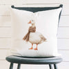 Cozy Duck - Customizable Square Canvas Pillow