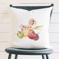 Honey and Fruit - Square Canvas Pillow