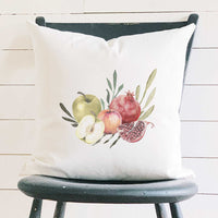 Pomegranates and Apples - Square Canvas Pillow