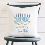 Happy Hanukkah - Square Canvas Pillow