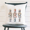 Three Nutcrackers - Square Canvas Pillow