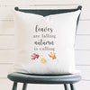 Leaves are Falling - Square Canvas Pillow