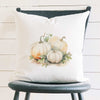 White Pumpkins - Square Canvas Pillow