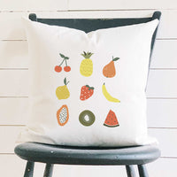 Summer Fruit - Square Canvas Pillow