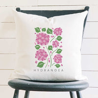 Hydrangea (Garden Edition) - Square Canvas Pillow