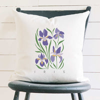 Iris (Garden Edition) - Square Canvas Pillow