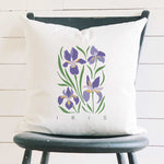 Iris (Garden Edition) - Square Canvas Pillow