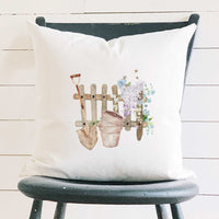 Spring Planting - Square Canvas Pillow