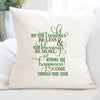 Irish Blessing Script - Square Canvas Pillow