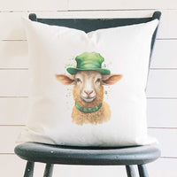 St. Patrick's Lamb - Square Canvas Pillow