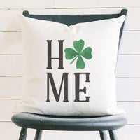 Home Shamrock - St. Patrick's Day Square Canvas Pillow