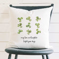 May Love and Laughter - St. Patrick's Day Square Canvas Pillow
