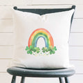 Lucky Rainbow - St. Patrick's Day Square Canvas Pillow