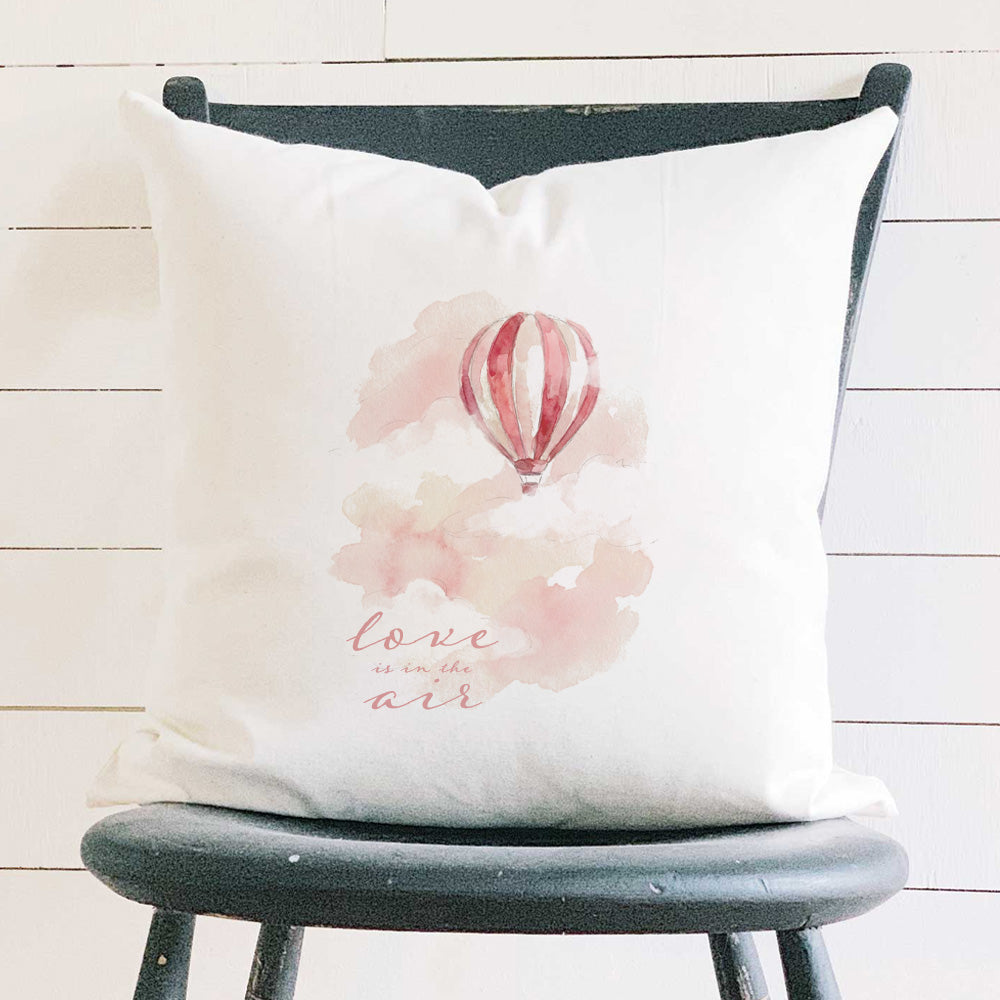 Love is in the Air - Square Canvas Pillow