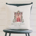 Home for the Holidays - Custom Square Canvas Pillow