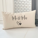 Mr & Mrs - Rectangular Canvas Pillow