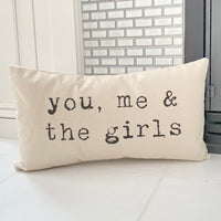 You, Me and... - Rectangular Canvas Pillow