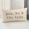 You, Me and... - Rectangular Canvas Pillow