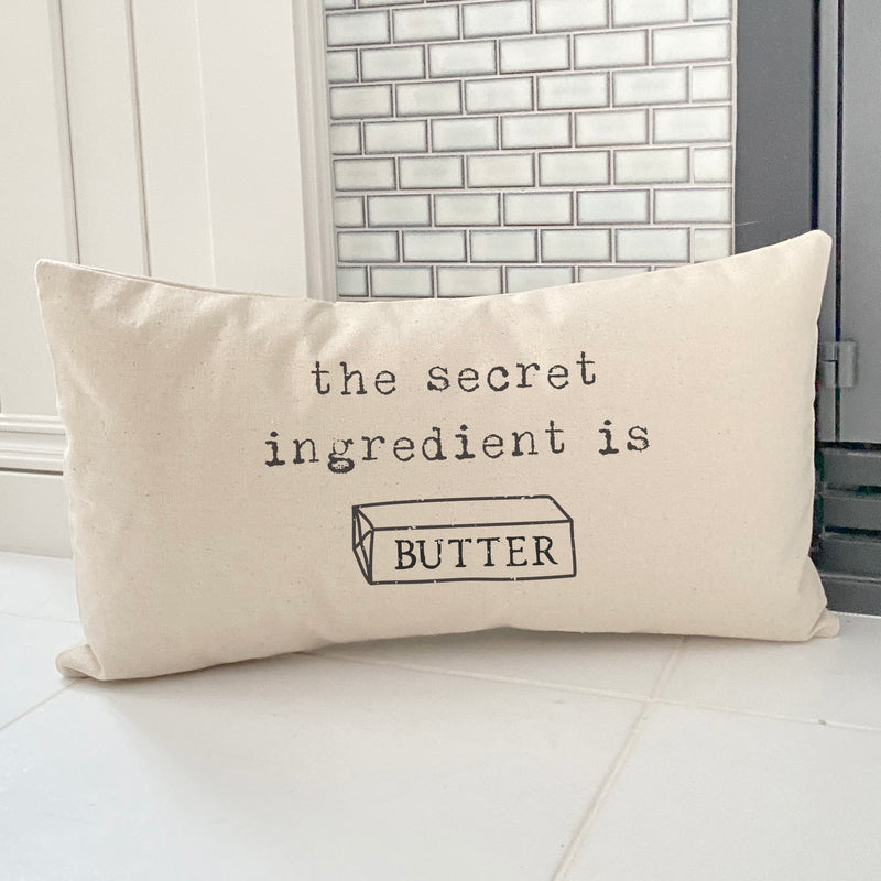 Secret Ingredient - Rectangular Canvas Pillow