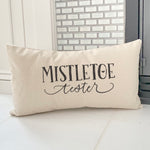 Mistletoe Tester - Rectangular Canvas Pillow