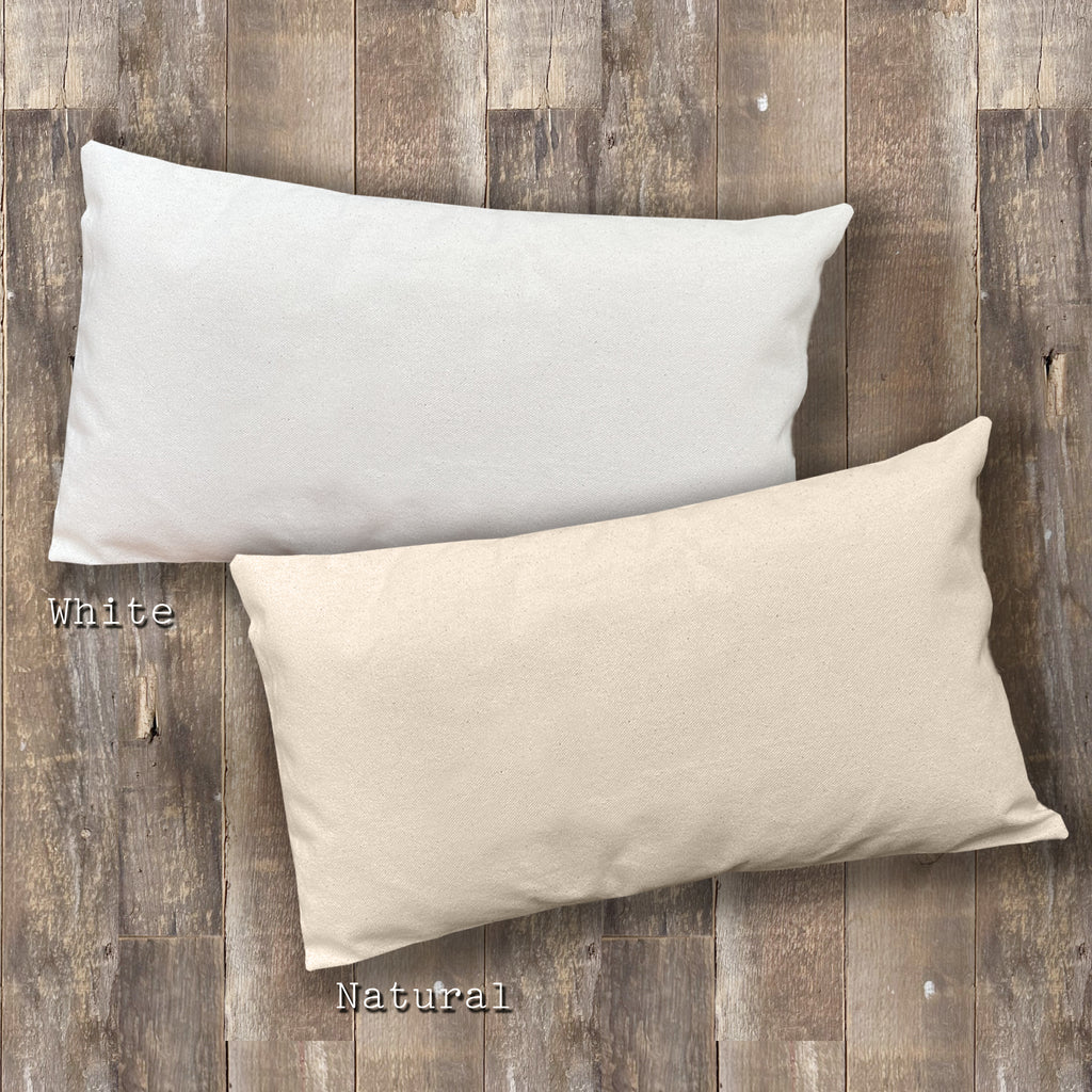 Arched City/State - Custom Rectangular Canvas Pillow