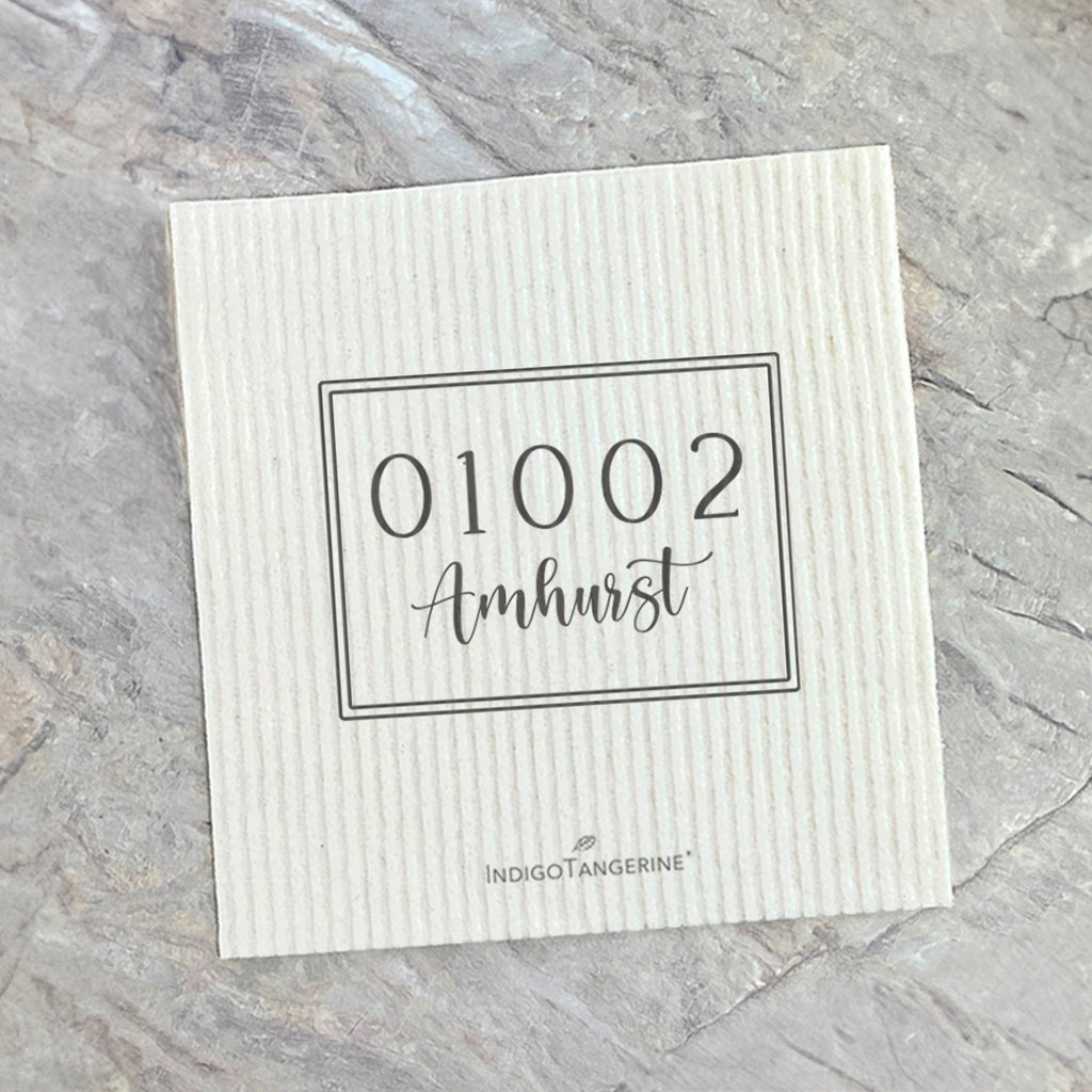 Rectangle Zip, City - Custom Swedish Dish Cloth