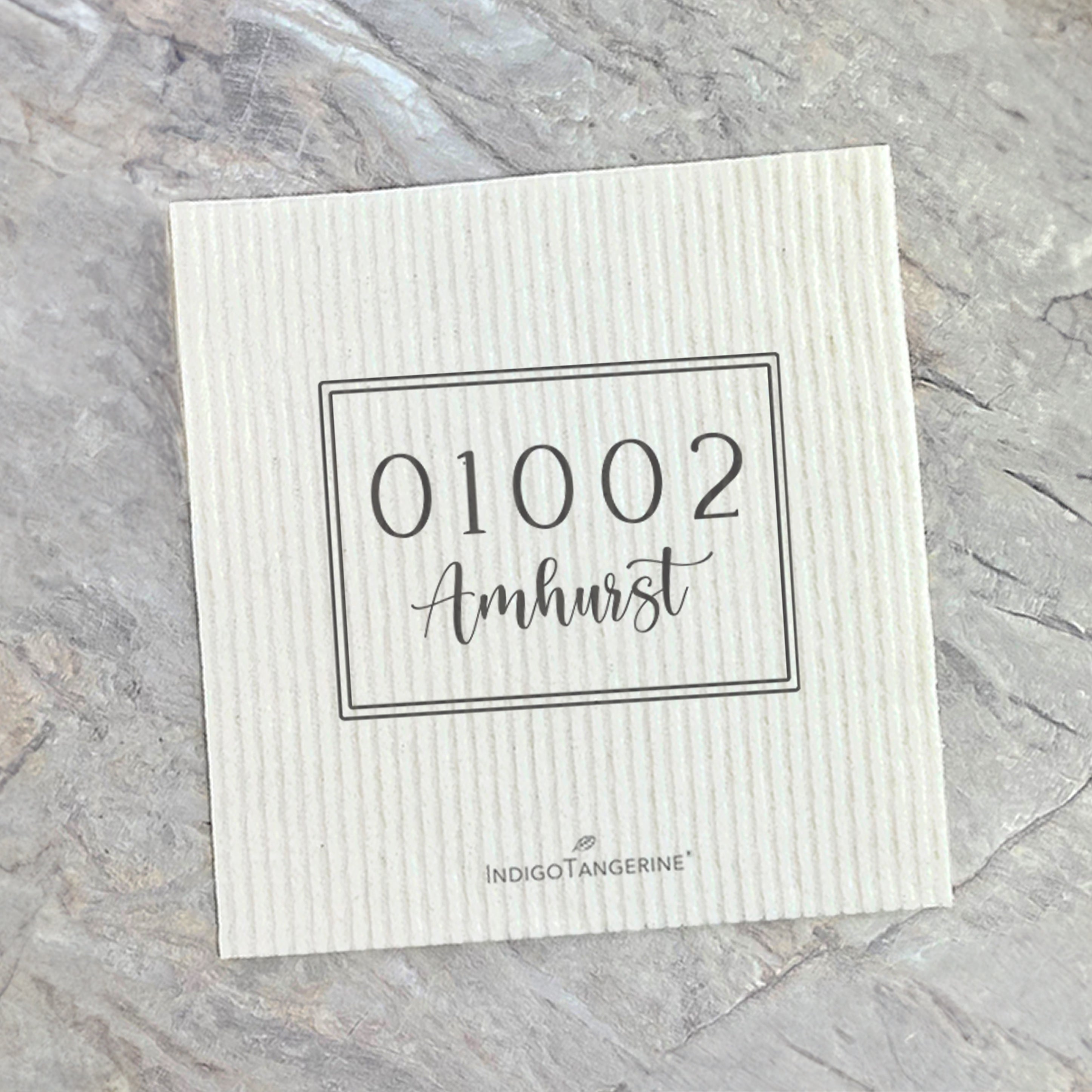 Rectangle Zip, City - Custom Swedish Dish Cloth