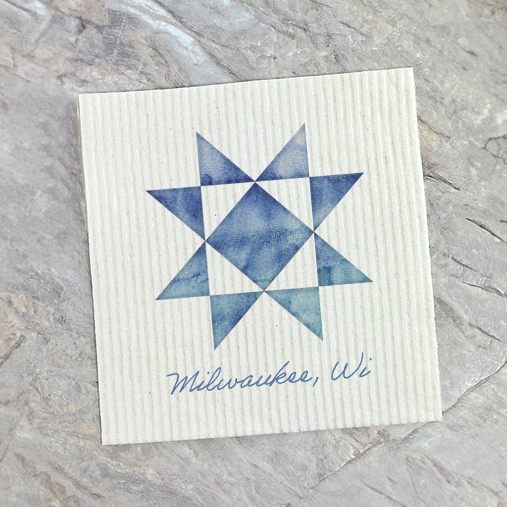 Quilted Block - Custom Swedish Dish Cloth