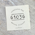Established Zip/City - Custom Swedish Dish Cloth