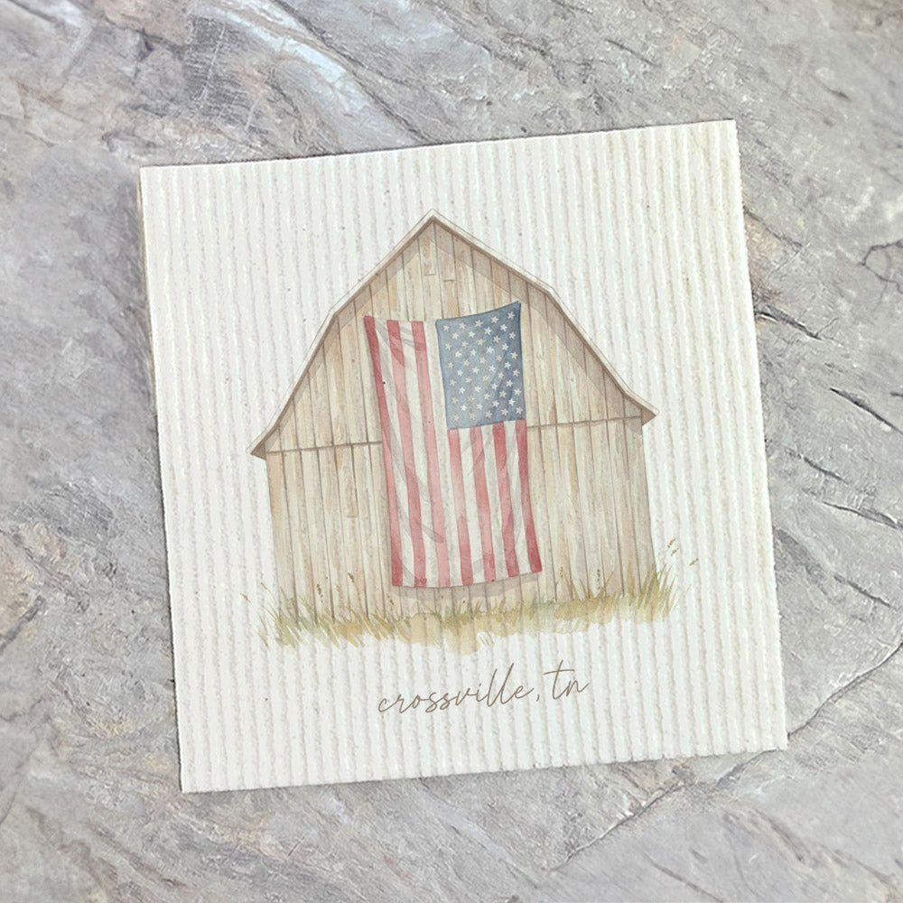 Americana Barn - Custom Swedish Dish Cloth